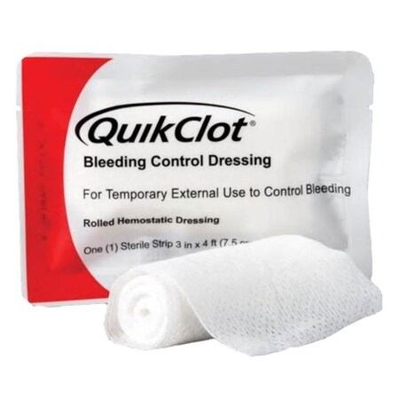 Aek QuickClot 3inch by 4 Foot EN9435